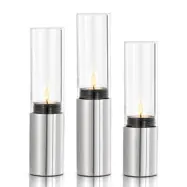 Ljuslykta Faro Blomus 3-pack, Stål