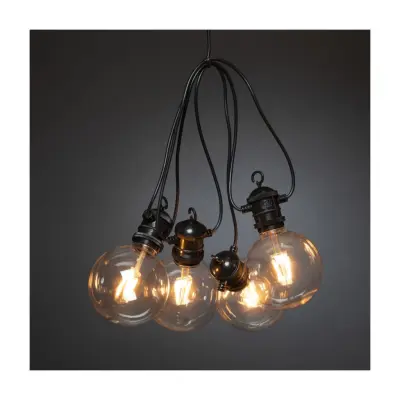 Ljusslinga tilläggsslinga E27 LED amber, dimbar