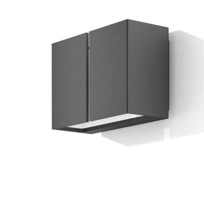 LOOM DESIGN - Ask Utomhus Vägglampa Black