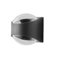 LOOM DESIGN - Saga utomhusvägglampa upp/ner svart