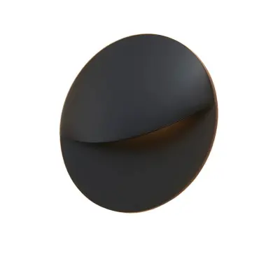 LOOM DESIGN - Smiley vägglampa IP65 Matt Black