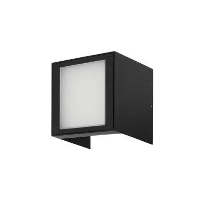 Loom Design - Una LED 9W Utomhus Vägglampa Black