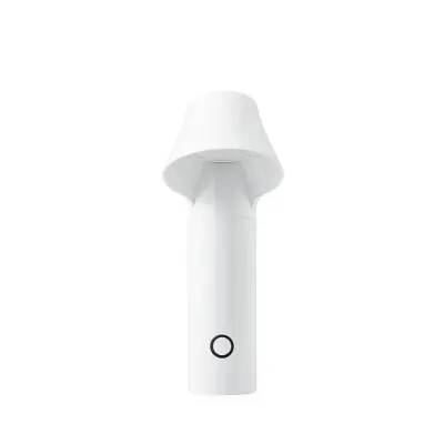 LOOM DESIGN - Willow bärbar bordslampa Just White –