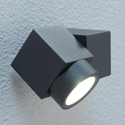 Lorelle LED Utomhus Vägglampa Graphite - Lucande - Modern - Metall