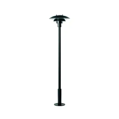 Louis Poulsen - PH 3-2½ Bollard H1260 Black