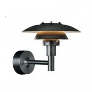 Louis Poulsen - PH 3-2½ Utomhus Vägglampa Black
