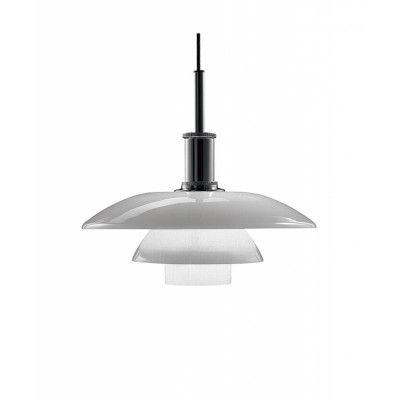 Louis Poulsen - PH 4 1/2-4 hänglampa, Ø 45 cm, krom/vit