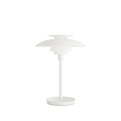 Louis Poulsen - PH80 PORTABLE batteridriven bordslampa, opalvit, IP44