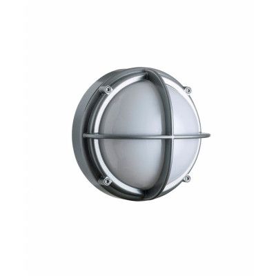 Louis Poulsen - Skot LED-utomhusvägglampa, opal/aluminium –