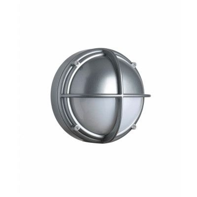 Louis Poulsen - Skot utomhusvägglampa LED Opal Halvskärmad Aluminium