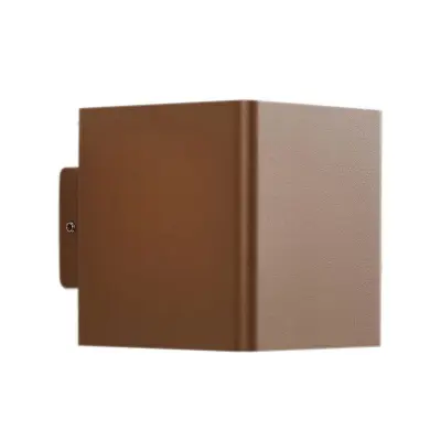 Lucande - Aaron LED Utomhus Vägglampa Brun