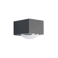 Lucande - Almos LED Down Utomhus Vägglampa Dark Grey