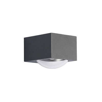 Lucande - Almos LED Down Utomhus Vägglampa Dark Grey