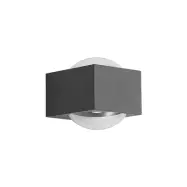 Lucande - Almos LED Up/Down Utomhus Vägglampa Dark Grey