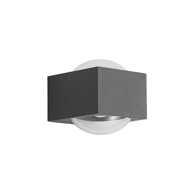 Lucande - Almos LED Up/Down Utomhus Vägglampa Dark Grey