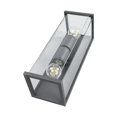 Lucande - Annalea Up/Down Utomhus Vägglampa IP54 Dark Grey