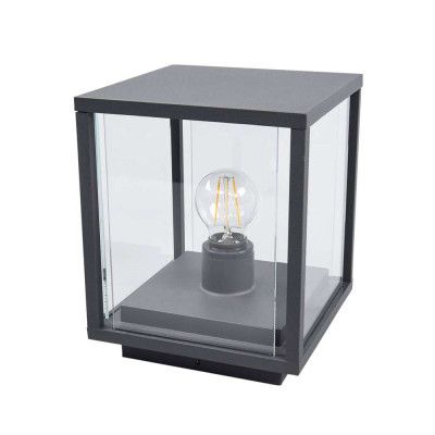 Lucande - Annalea Utomhus Trädgårdslampa H20 Dark Grey/Clear