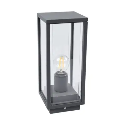 Lucande - Annalea Utomhus Trädgårdslampa H35 Dark Grey/Clear