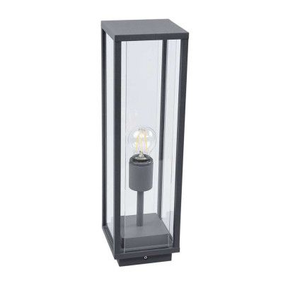 Lucande - Annalea Utomhus Trädgårdslampa H50 Dark Grey/Clear