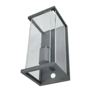 Lucande - Annalea Utomhus Vägglampa IP54 w/Sensor Dark Grey