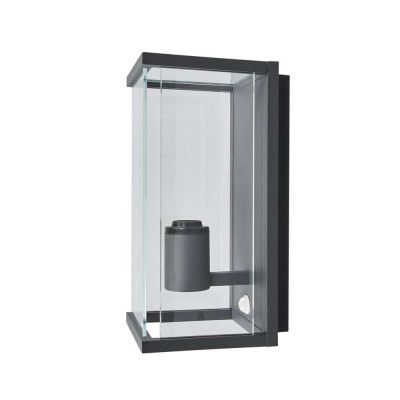 Lucande - Annalea Utomhus Vägglampa IP54 w/Sensor Dark Grey