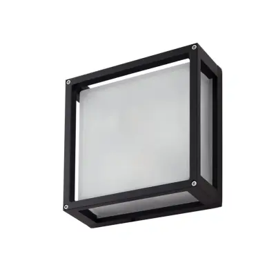 Lucande - Aurelien utomhusvägglampa, antracit, sensor, 25 cm