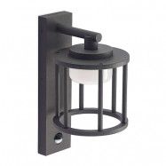 Lucande - Berenike Utomhus Vägglampa w/Sensor Dark Grey