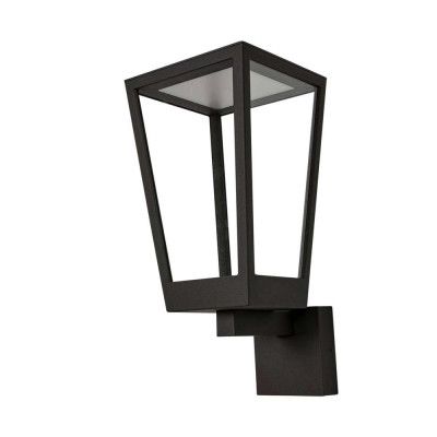 Lucande - Chaja Utomhus Vägglampa Dark Grey/Clear