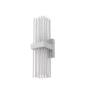 Lucande - Chandan utomhusvägglampa höjd 42 cm vit IP54 metall