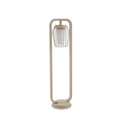 Lucande - Chandan väglampa höjd 90 cm beige metall IP54