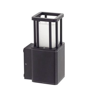 Lucande - Dakil LED Utomhus Vägglampa Svart