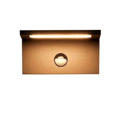 Lucande - Darina LED Utomhus Vägglampa w/Sensor Graphite