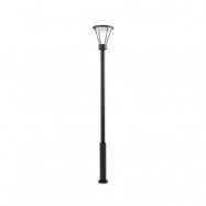 Lucande - Elario LED Parklampa H222 Svart