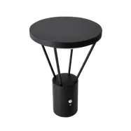 Lucande - Elario Solcell Lampa W/Sensor H44,5 Svart