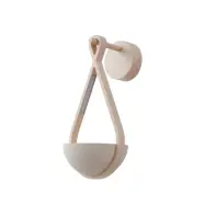 Lucande - Florka LED-utomhusvägglampa Blomkorg IP54 Betong