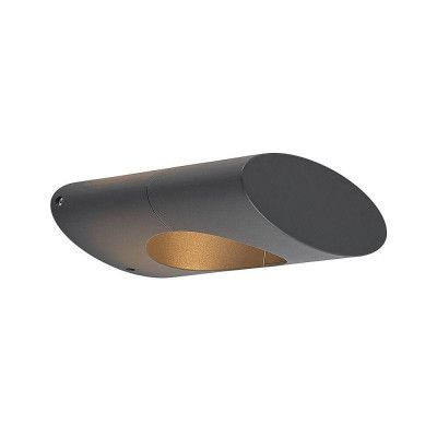 Lucande - Forama LED Utomhus Vägglampa Dark Grey
