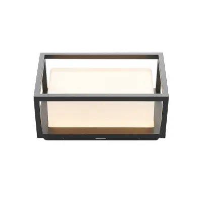 Lucande - Ilirian Utomhus Vägglampa Graphite/White