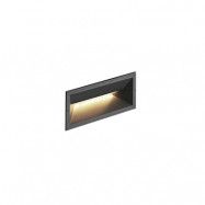 Lucande - Jaano LED Utomhus Inbyggdas Vägglampa Antracite