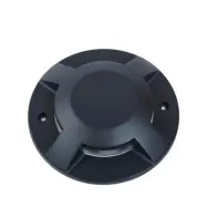 Lucande - Jeffrey 4 LED Gulvspot Ø20 Svart