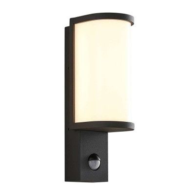 Lucande - Jokum LED Utomhus Vägglampa w/Sensor Graphite
