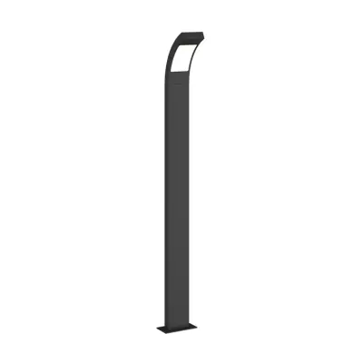 Lucande - Juvia Utomhus Trädgårdslampa H100 Graphite/Opal