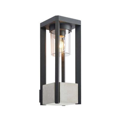 Lucande - Kalisa Square Utomhus Vägglampa Dark Grey
