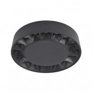 Lucande - Kelissa LED Round Utomhus Plafond IP65 Black