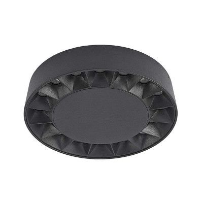 Lucande - Kelissa LED Round Utomhus Plafond IP65 Black