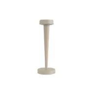 Lucande - Lea LED-batteridriven ljusstake, vas, beige, 28 cm
