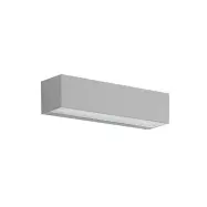 Lucande - Lengo LED utomhusvägglampa Down L25 silver