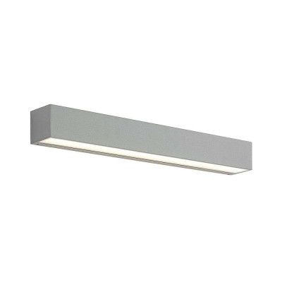 Lucande - Lengo LED Utomhus Vägglampa Up/Down L50 Silver