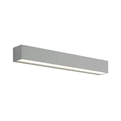 Lucande - Lengo LED utomhusvägglampa Up/Down L50 silver