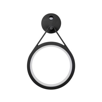 Lucande - Mirco Utomhus Vägglampa w/Sensor Graphite/White