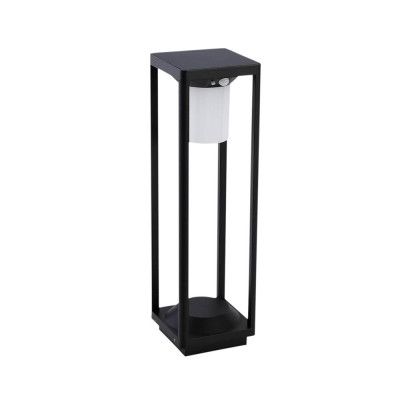 Lucande - Nilea Square Solcell Lampa W/Sensor Svart